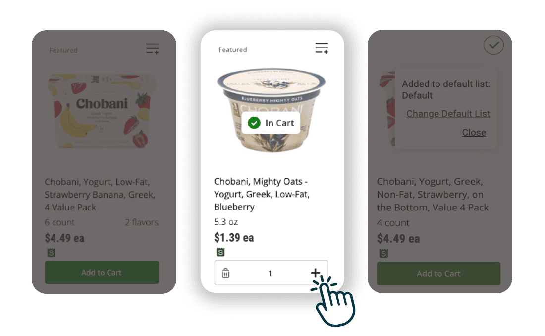 Mercatus new enhanced product card to add multiple items